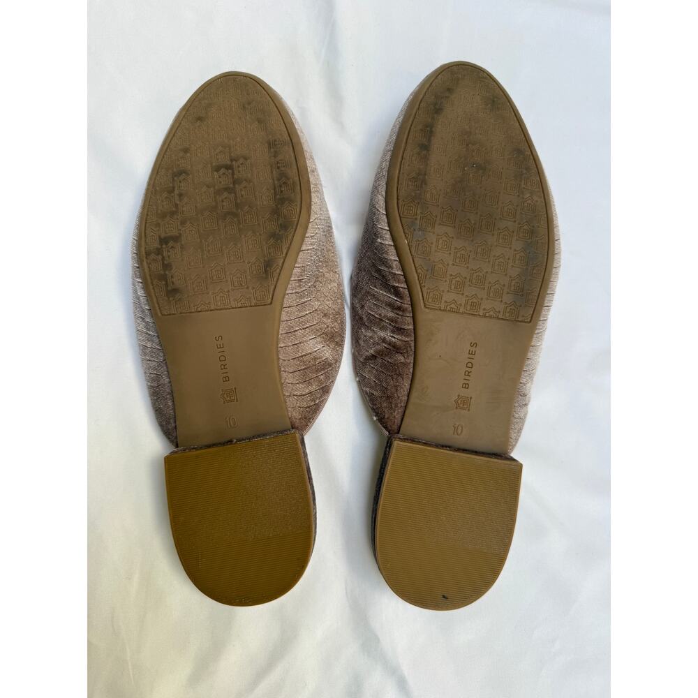 Birdies Phoebe Blush Pink Python Embossed Velvet … - image 4